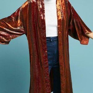 NWOT Ett-twa By Anthropologie Bronze Kimono Duster